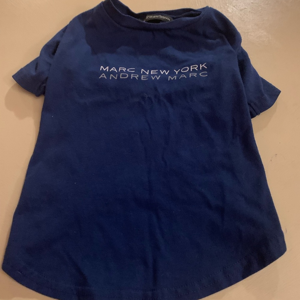 Marc New York Dog Blue Short Sleeve Tee
